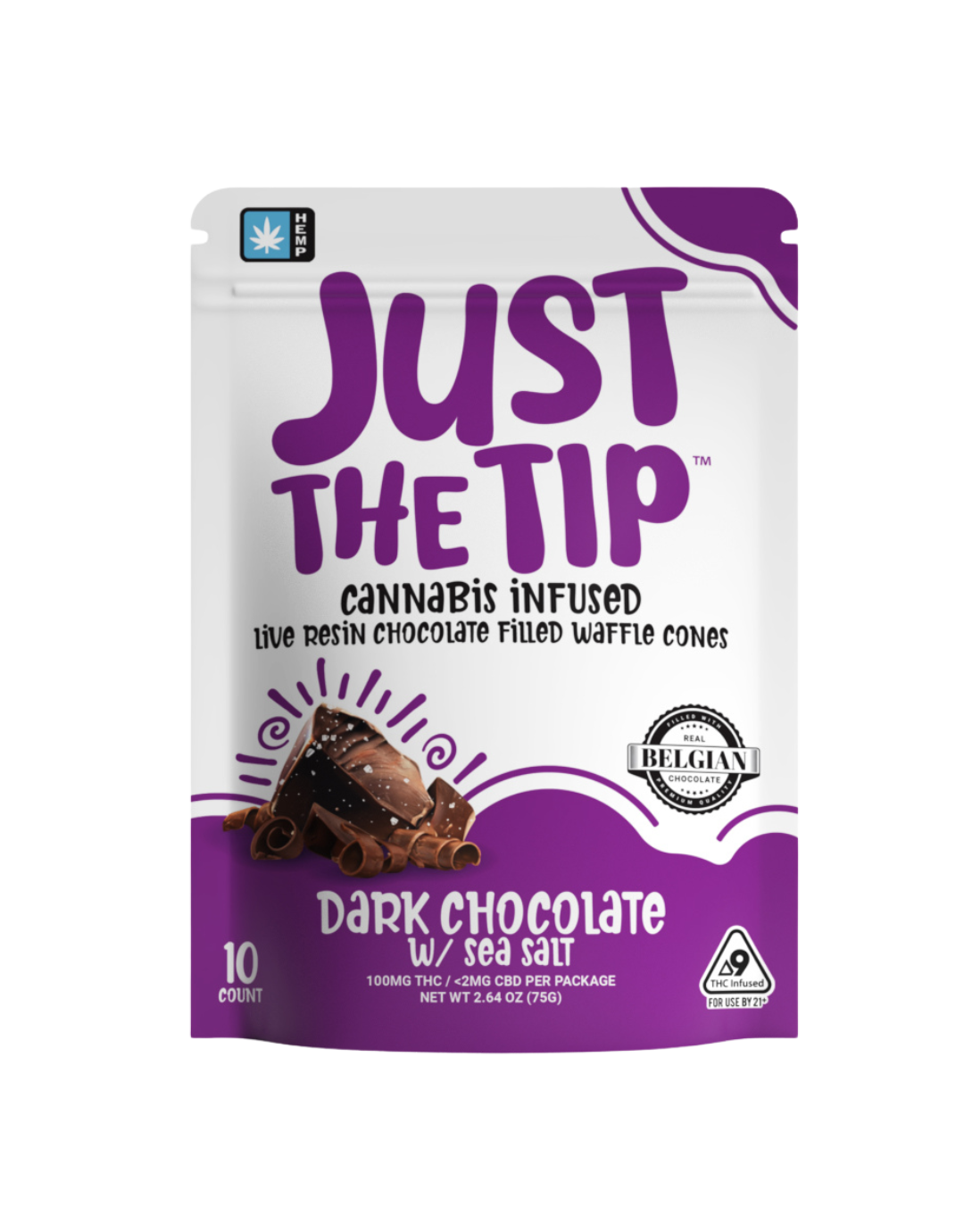 Just the Tip Dark Chocolate with Sea Salt D9
