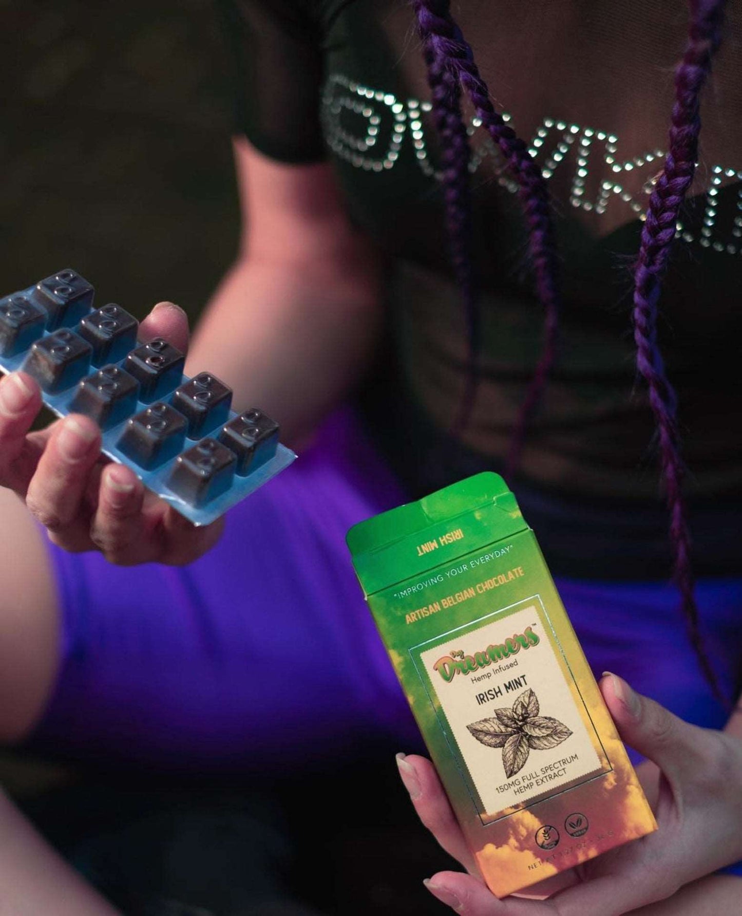 Irish Mint - CBD Infused Chocolate - | Day Dreamers