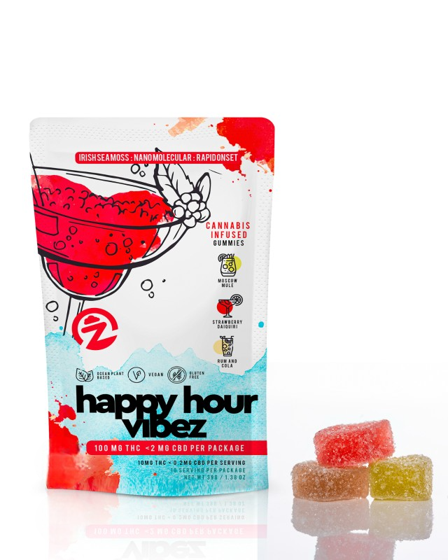 Zuted Happy Hour Vibez Gummies