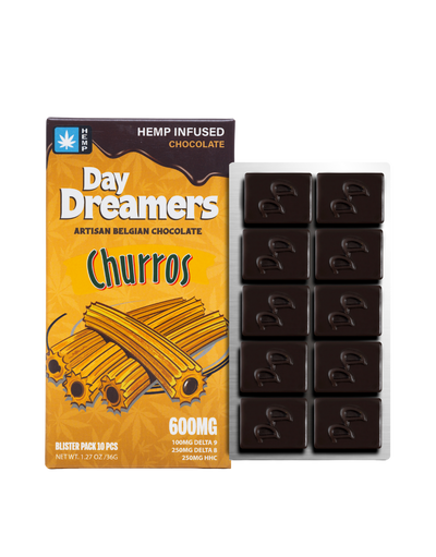 Churros D8, D9 & HHC Chocolate 600mg