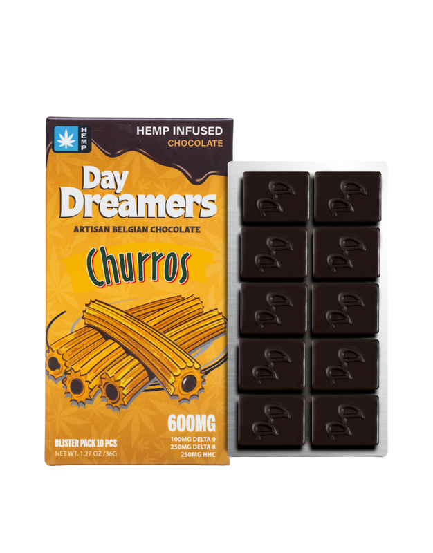 Churros D8, D9 & HHC Chocolate 600mg