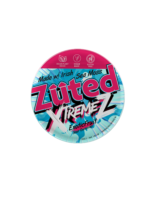 Zuted Xtremez Sour Sea Moss Gummies