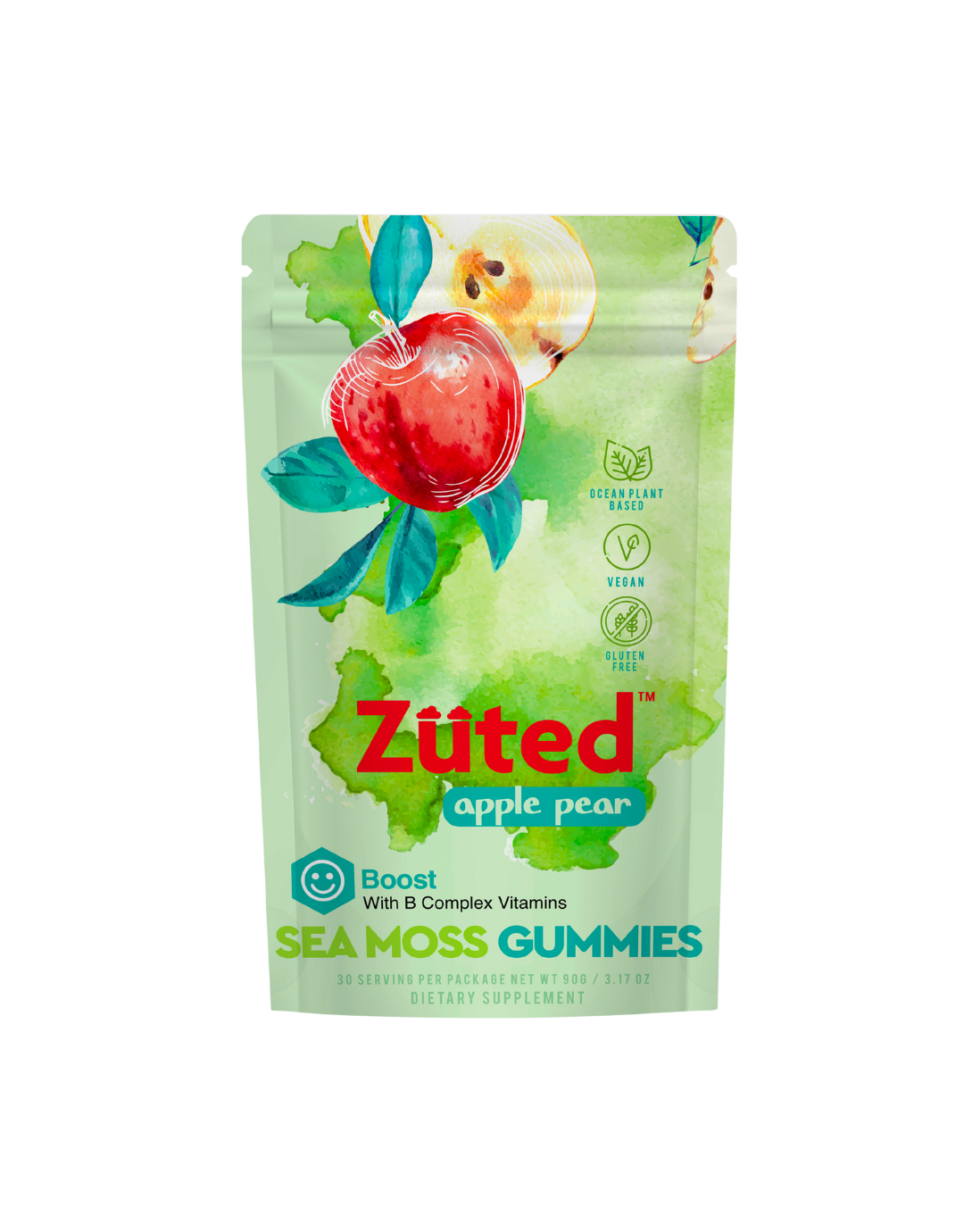 Apple Pear "BOOST" Sea Moss Gummies