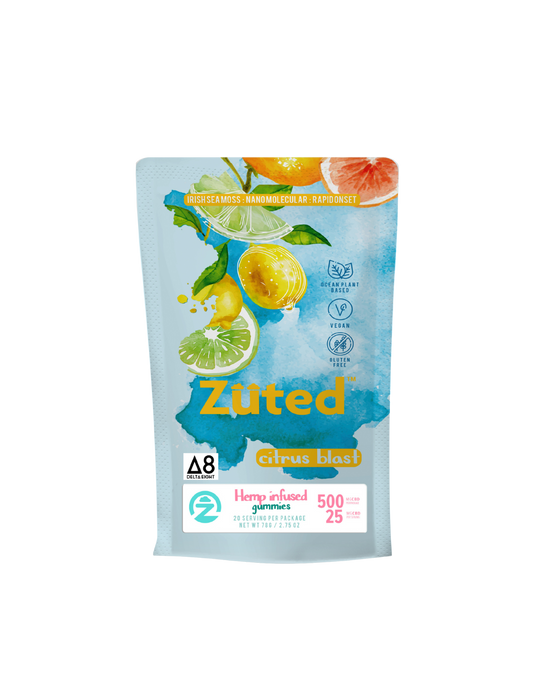 Zuted Citrus Blast D8 Gummies