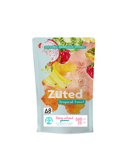 Zuted Tropical Twist  D8 Gummies