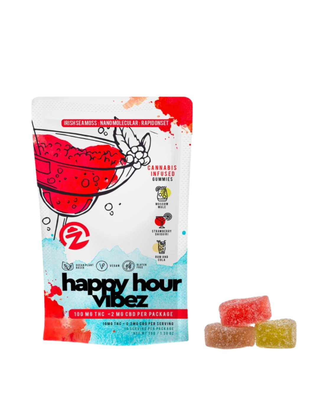 Zuted Happy Hour Vibez Gummies
