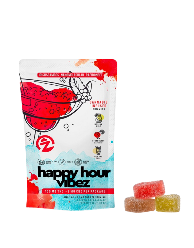 Zuted Happy Hour Vibez Gummies