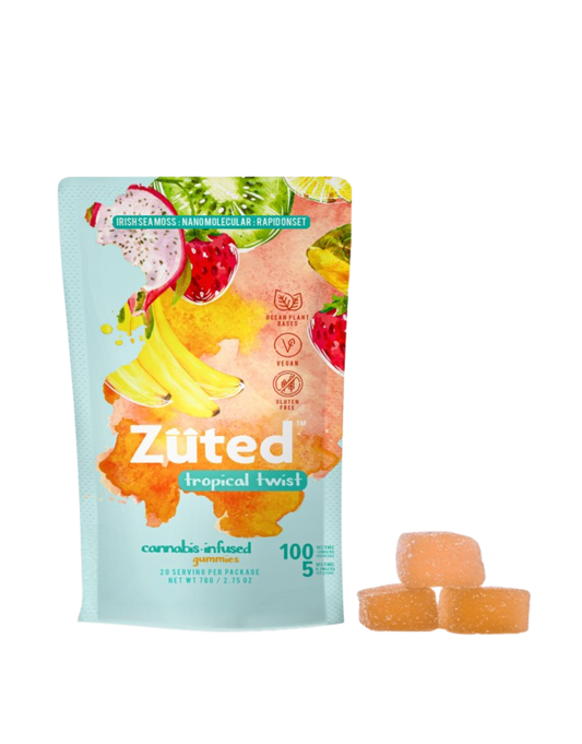 Zuted Tropical Twist D9 Gummies