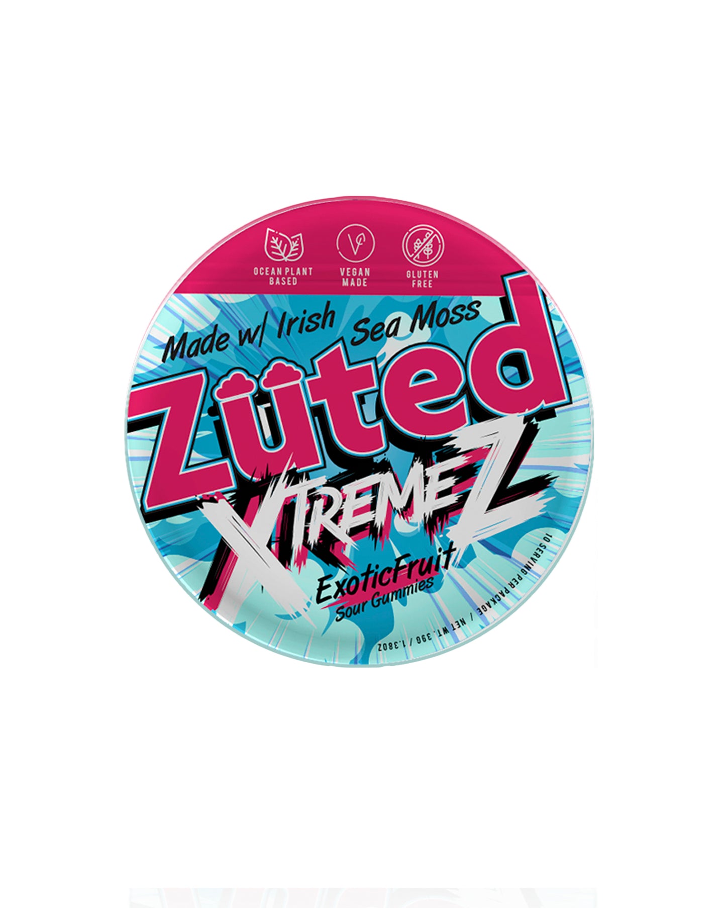 Zuted Xtremez Sour Sea Moss Gummies