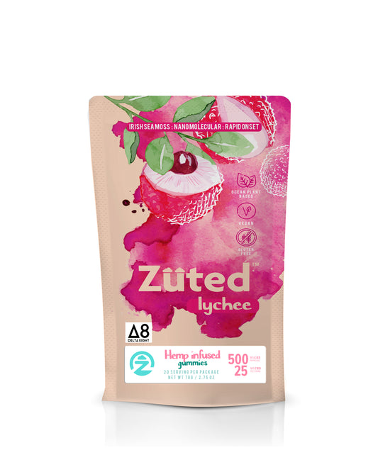 Zuted Lychee D8 Gummies